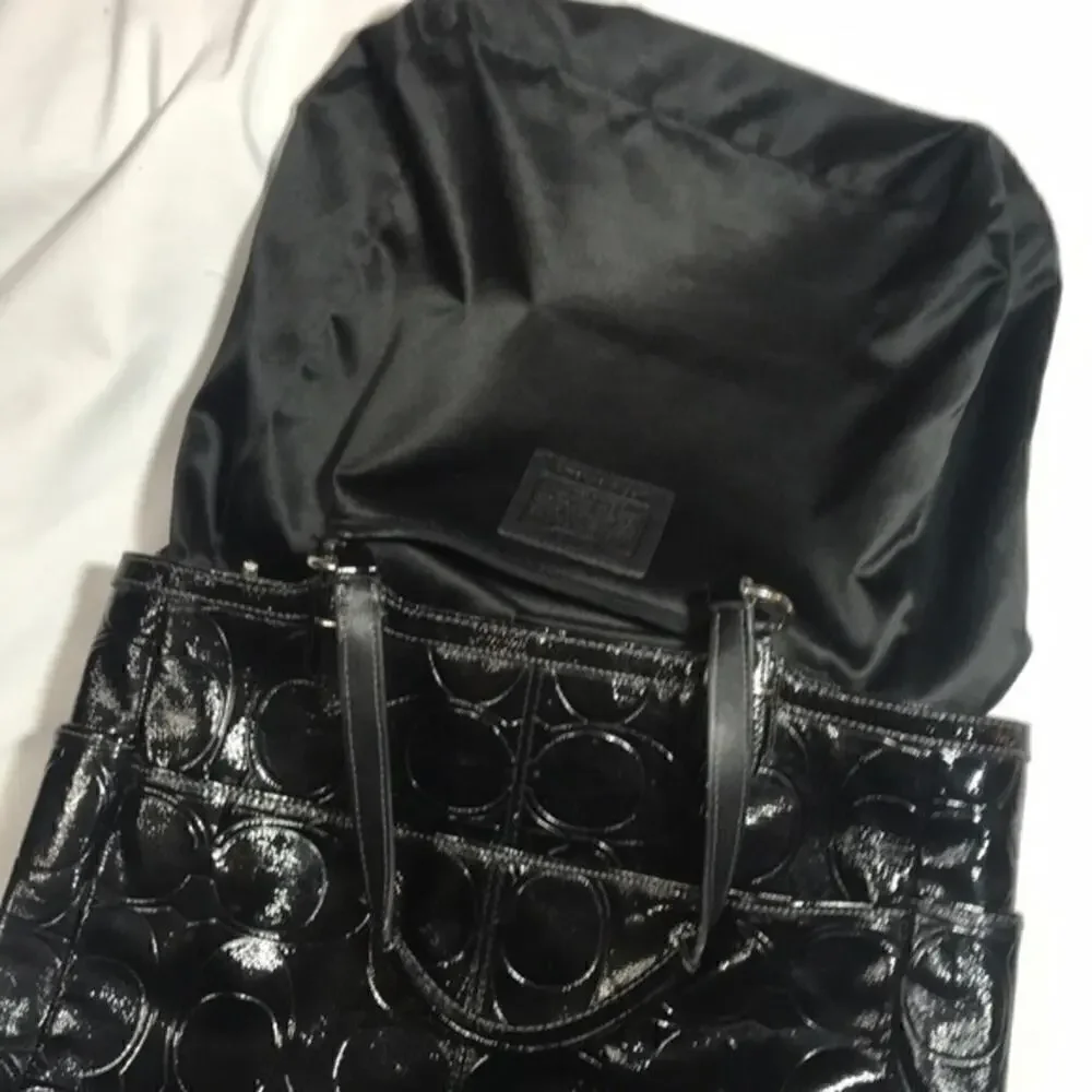▶️ Coach ◀️ F19818 North South Signature purse